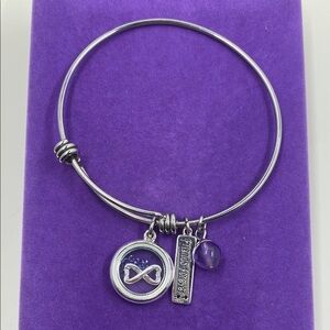 💛 Classic Silver Infinity Best Friend Charm Bracelet